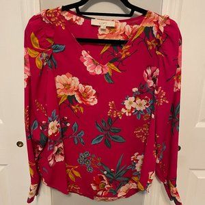 LOFT Women's Floral Blouse